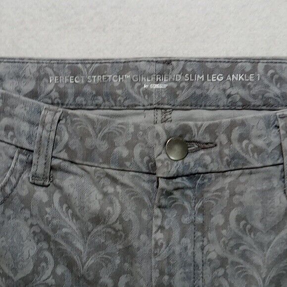 Chicos womens size 8 girlfriend slim leg ankle jeans Waist 34 Inseam 26.5 - Picture 4 of 13